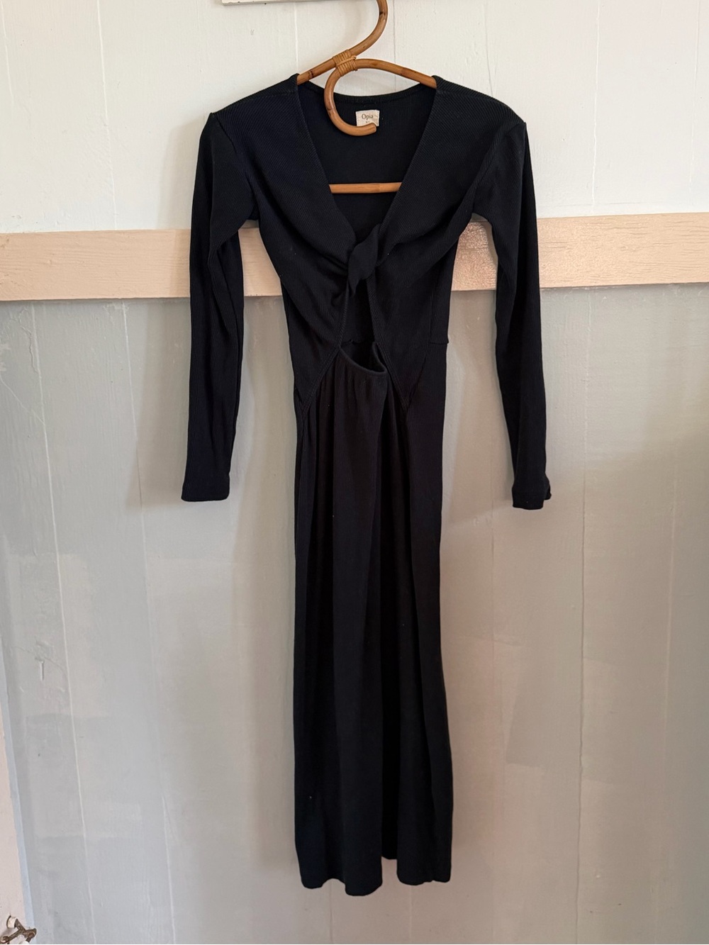 Opia Sweater Dress Knotted Keyhole
